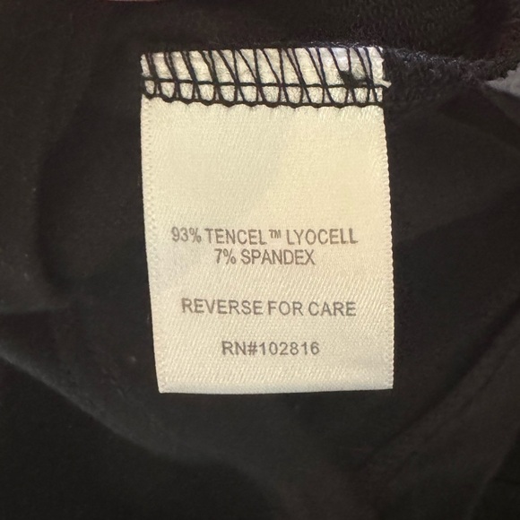 Garnet Hill Twist Front Jumpsuit Size Large Black Like New - Picture 7 of 10